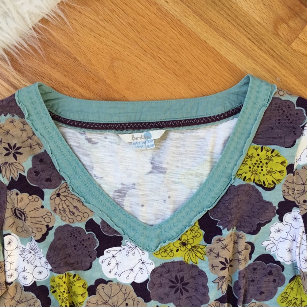 Boden Cotton Jersey Floral Dress - Picture 5 of 8